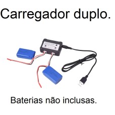 Carregador DUPLO 2s, carga normal. 6052